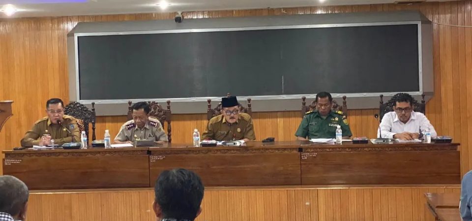 Rapat Tim Terpadu Penanganan Konflik Sosial (Timdu PKS) Kab. Tanjung Jabung Barat, Ruang Pola Kantor Bupati Tanjab Barat