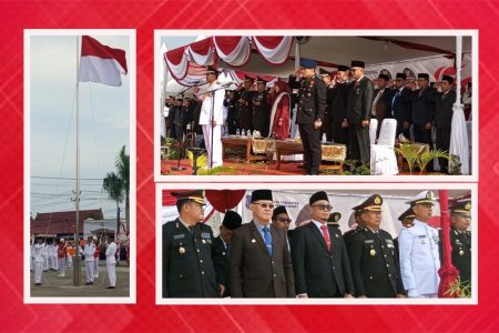 PERINGATAN DETIK-DETIK PROKLAMASI KEMERDEKAAN REPUBLIK INDONESIA, DAN PENURUNAN BENDERA MERAH PUTIH, DALAM RANGKA HUT RI KE-79 TAHUN 2024.